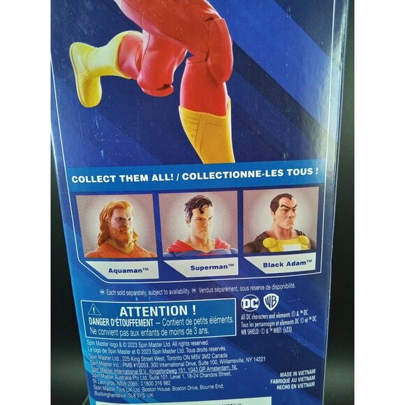 DC The Flash Action Figure By Spin Master 12" Red Yellow Costume Collectible Toy - Picture 5 of 5